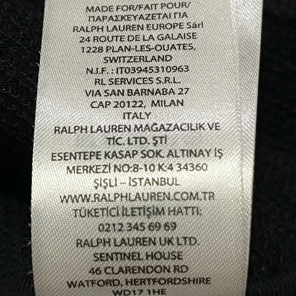 Ralph Lauren Black Sequin Polo Short Sleeve Top (Black Label) size S - Picture 11 of 12